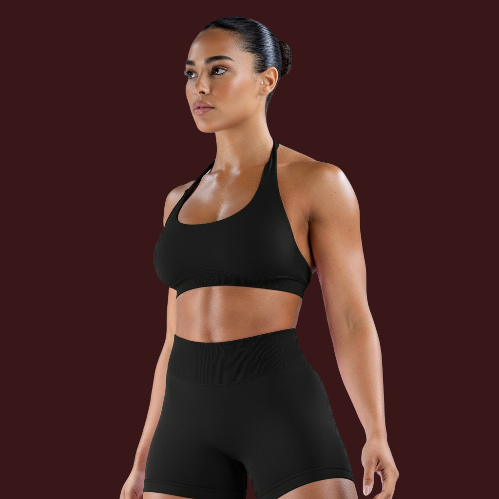 Bare Halter Sports Bra